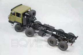 CROSSRC SC8 Metal Version 1/12 RC Military Truck 8X8 RC Car Dual Front Axle Steering Simulation Off-Road Vehicle KIT/RTR