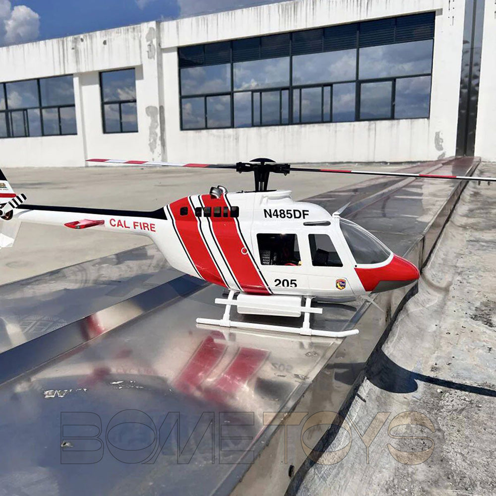 ROBAN 470 Bell-206 RC Helicopter GPS Mode PNP/RTF Version LED Lighting System with Water Tank