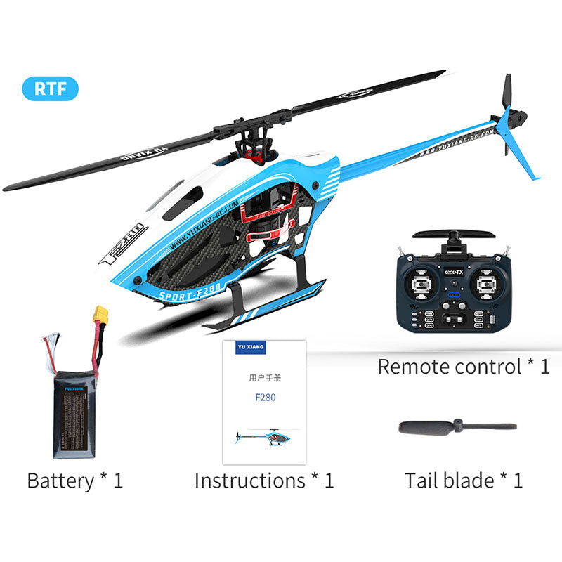 F06 RC Helicopter RTF EC135 Model Heli 2.4G 6CH 1:36 Scale 3D
