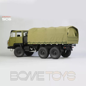 CROSSRC SC6 Metal Chassis 1/12 RC Military Truck 6X6 Transport Off-Road Vehicle KIT/RTR
