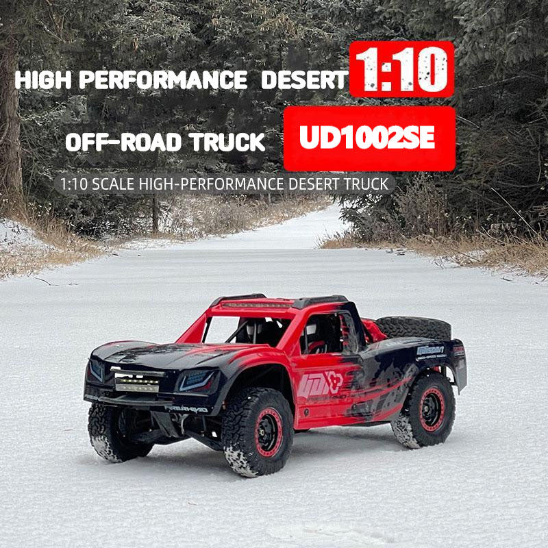 UDIRC 1002 1002SE RC Car 1/10 2.4G 4WD 60km/h Brushless Short Course Truck LED Light Gyro All Terrain Desert Off Road Truck