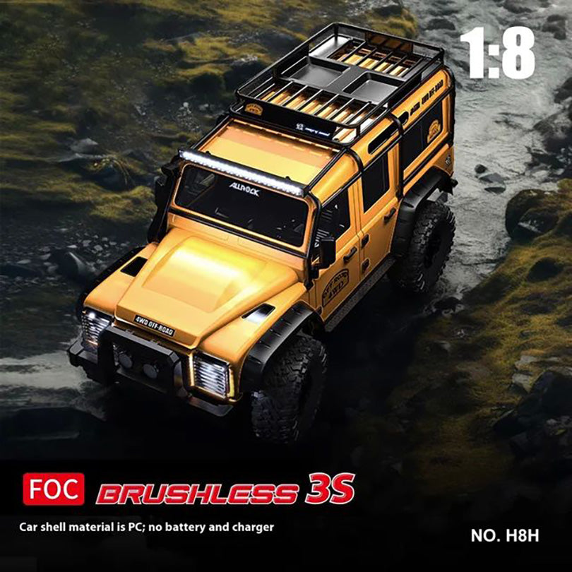 MJX H8H 1/8 4WD RC Car Brushless Simulation High-speed Off-road Differential Lock High And Low Range Remote Control Car Toy