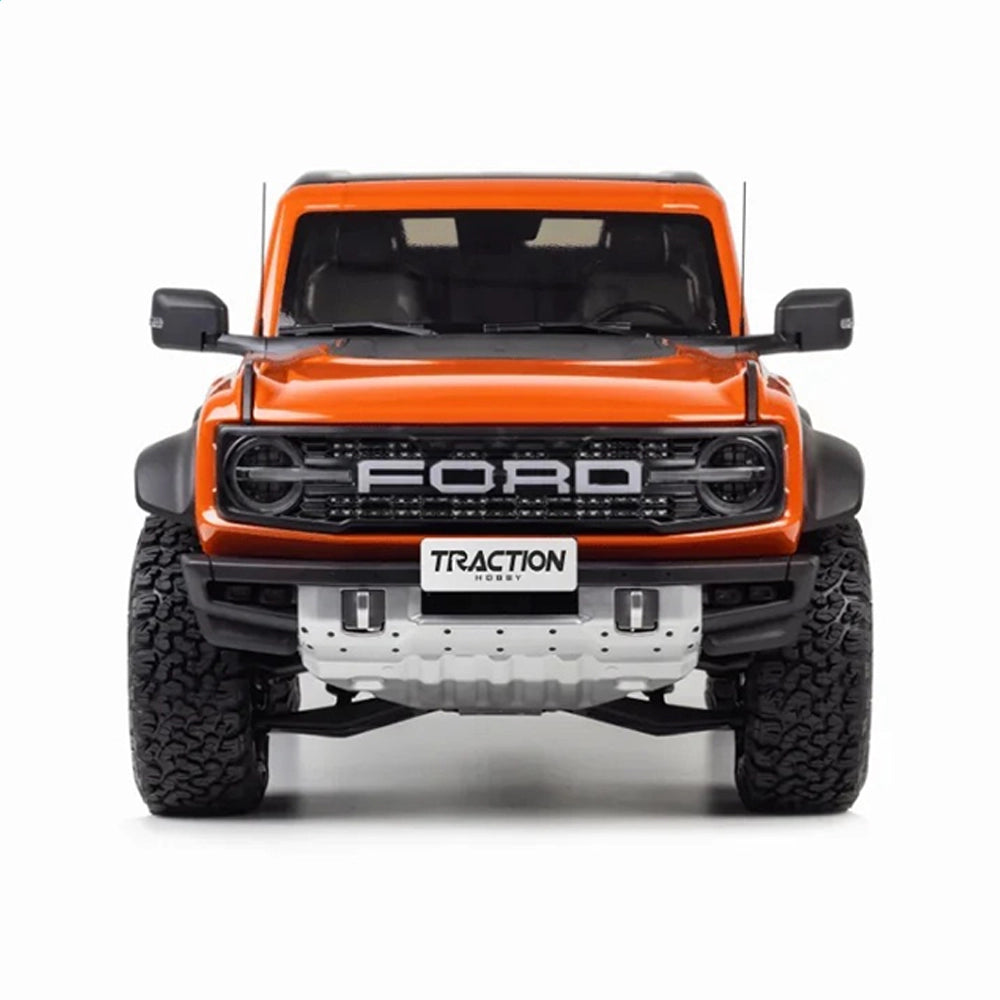 TRACTION HOBBY KM Ford Bronco Raptor 1/8 Brushless RC Crawler RTR with 4WD and Remote Locking Diffs