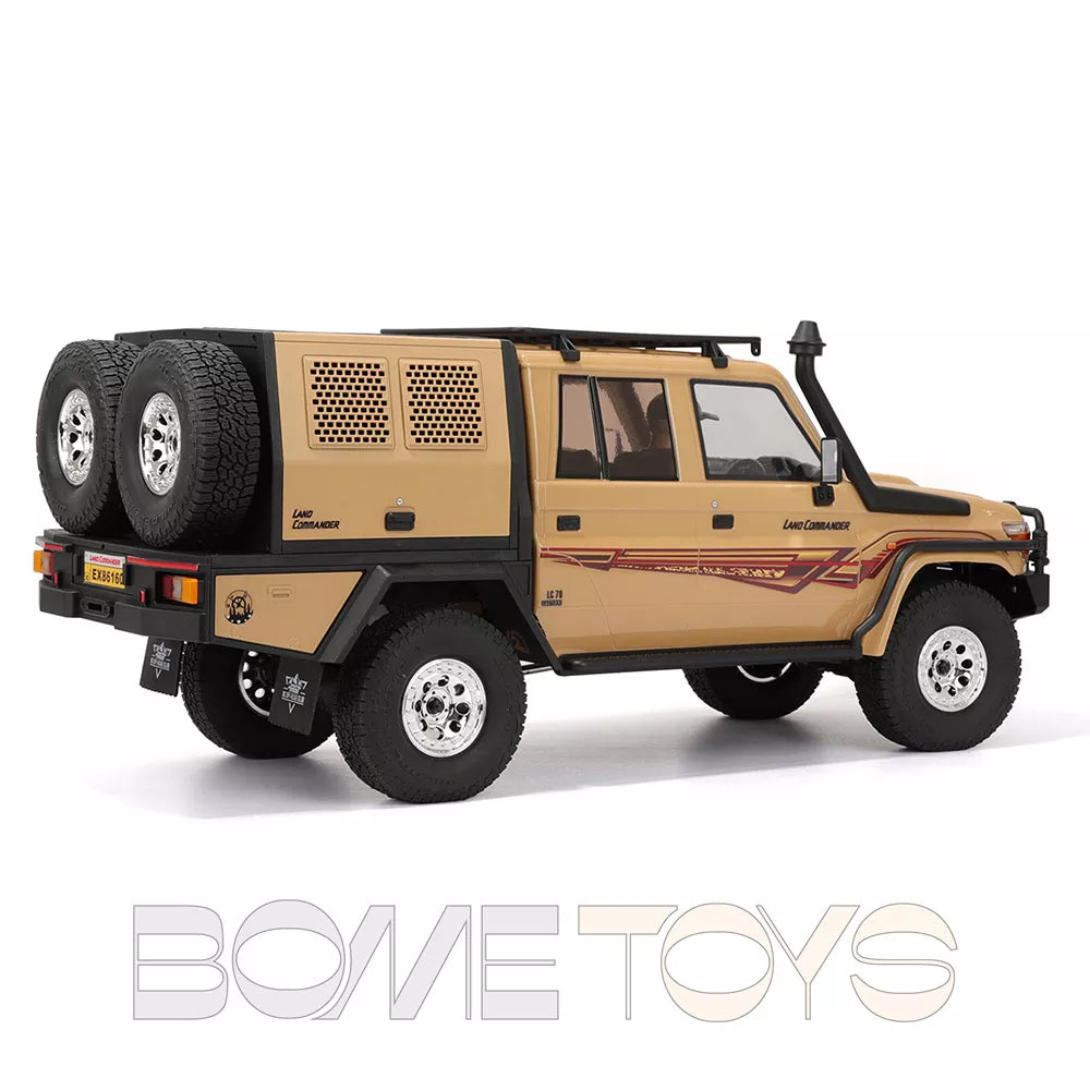 RGT EX86160 LC79 Land Commander 4WD RC Car 1/10 2.4G Rock Crawler Off-Road Climbing Truck with LED Lights Set