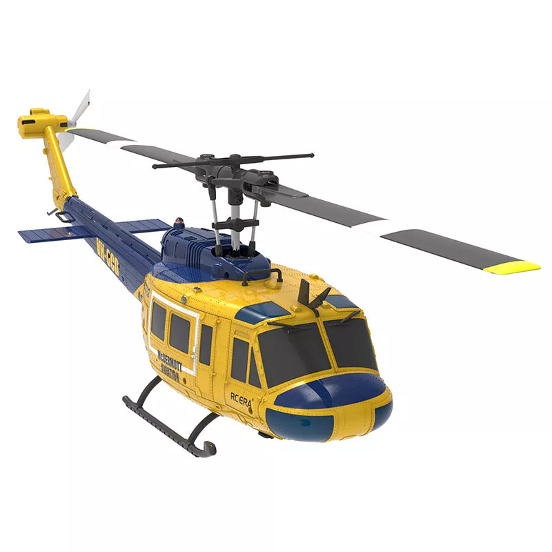 RCERA C032 UH-1 RC Helicopter 6CH 1/48 6-axis Gyro Barometer Altitude Determination Optical Flow Positioning TOF Laser Radar Aerobatic Helicopter