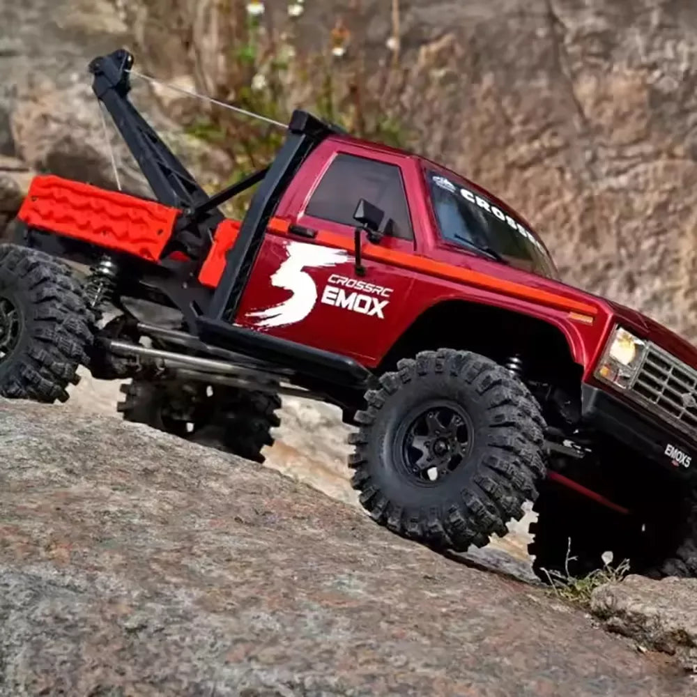 CROSSRC EMO X5 4WD RC Car 1/8  Road Rescue Vehicle Climbing Crawler Off Road Vehicle RTR