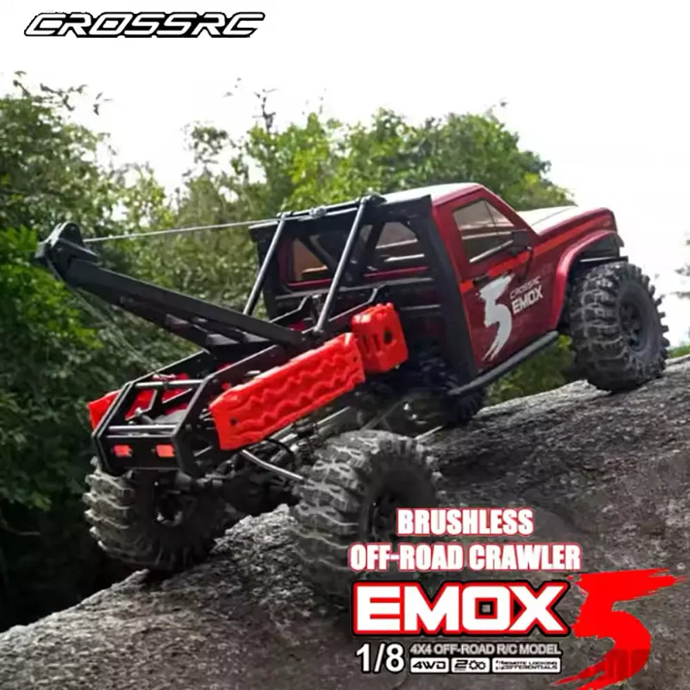 CROSSRC EMO X5 4WD RC Car 1/8  Road Rescue Vehicle Climbing Crawler Off Road Vehicle RTR