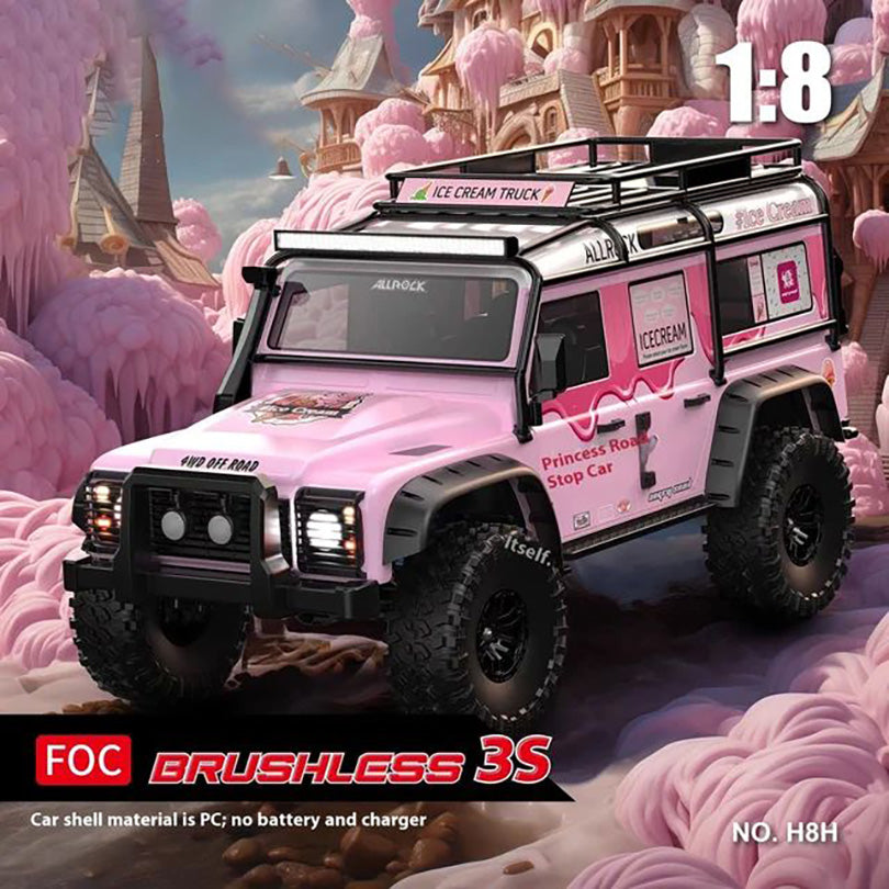 MJX H8H 1/8 4WD RC Car Brushless Simulation High-speed Off-road Differential Lock High And Low Range Remote Control Car Toy