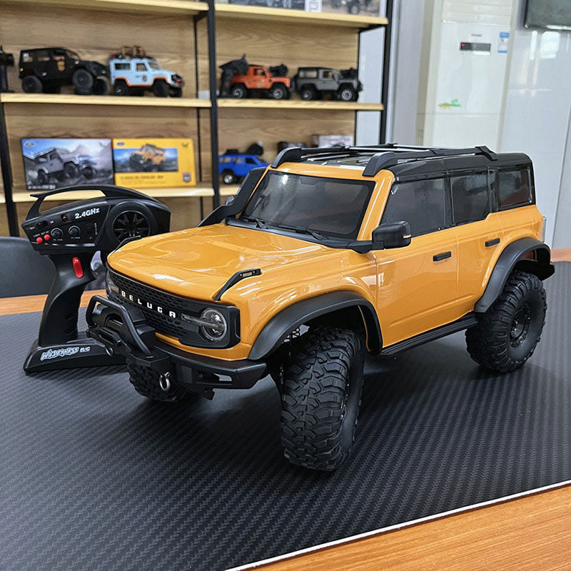 HB R1001 BRONCO 1:10 Full-Scale RC Car 4WD Off-Road Rock Crawler with LED Light RTR RC Toy