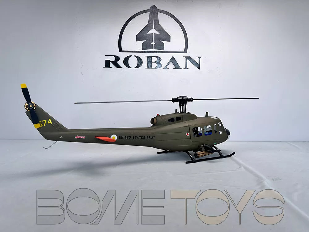 ROBAN 470 UH-1D RC Helicopter GPS X2 Flight Control System LED Lighting System PNP/RTF Version Helicopter