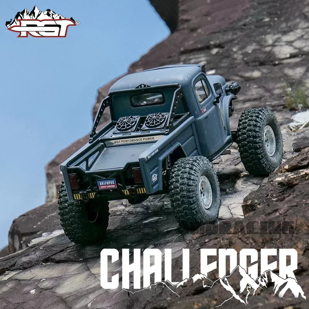 RGT EX86170 PRO Challenger Upgraded version RC Car 1/10 4WD Brushless Rock Crawler Off-Road Truck Two Speed DIG Portal Axle