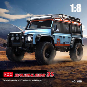 MJX H8H 1/8 4WD RC Car Brushless Simulation High-speed Off-road Differential Lock High And Low Range Remote Control Car Toy