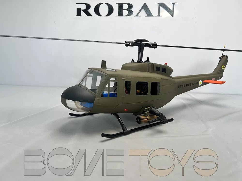ROBAN 470 UH-1D RC Helicopter GPS X2 Flight Control System LED Lighting System PNP/RTF Version Helicopter
