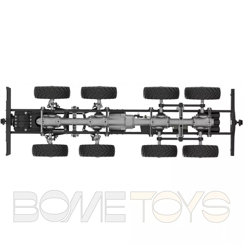 CROSSRC DC8 8x8 1/12 RC Car Scale Military Transport Climbing Car Off-road Model 8WD Toy KIT/RTR