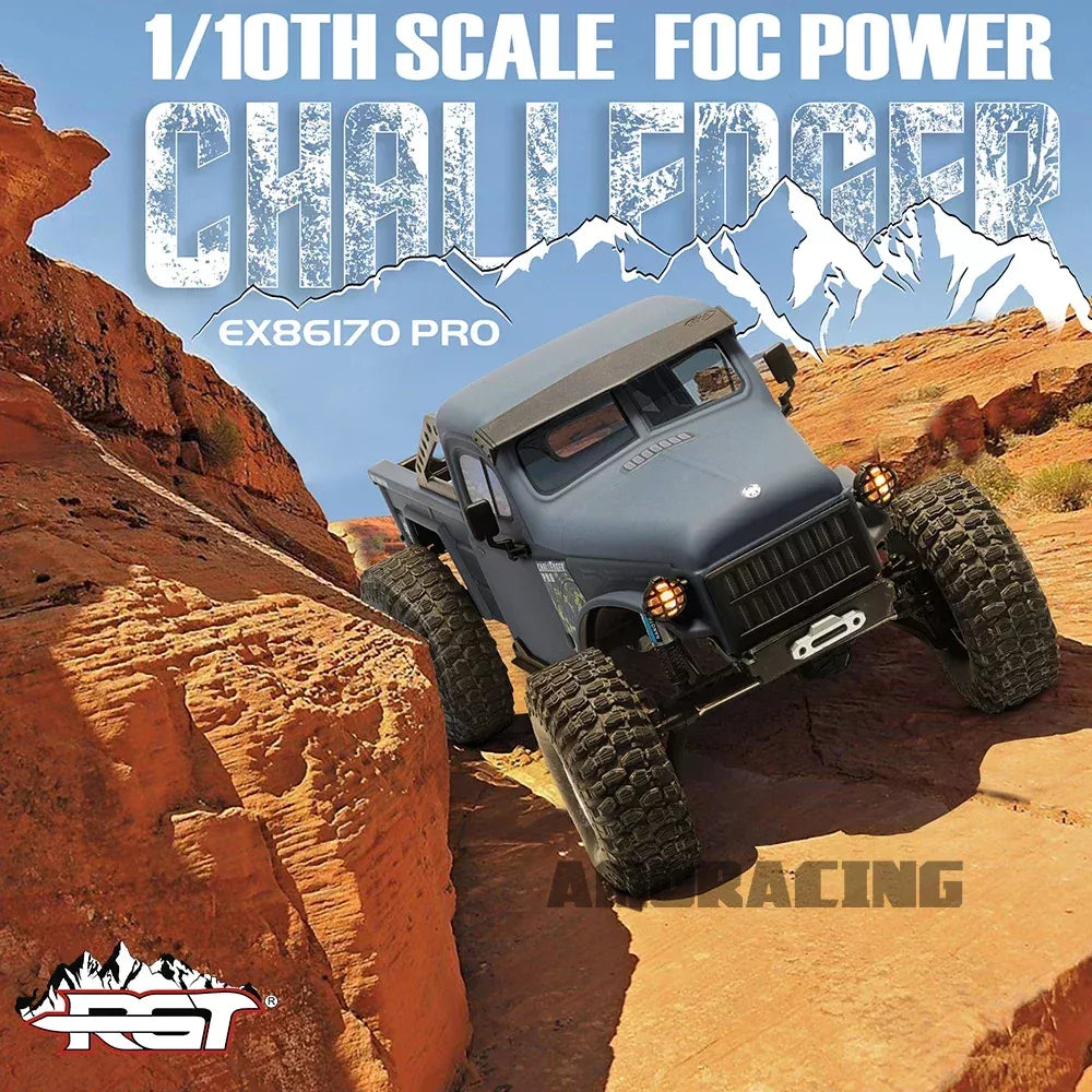 RGT EX86170 PRO Challenger Upgraded version RC Car 1/10 4WD Brushless Rock Crawler Off-Road Truck Two Speed DIG Portal Axle