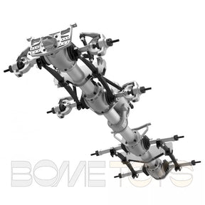 CROSSRC DC8 8x8 1/12 RC Car Scale Military Transport Climbing Car Off-road Model 8WD Toy KIT/RTR