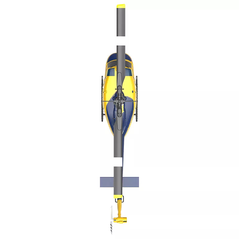 RCERA C032 UH-1 RC Helicopter 6CH 1/48 6-axis Gyro Barometer Altitude Determination Optical Flow Positioning TOF Laser Radar Aerobatic Helicopter