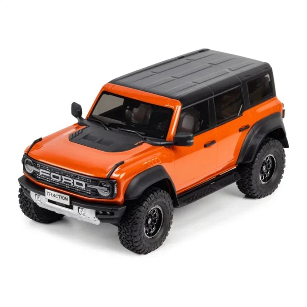 TRACTION HOBBY KM Ford Bronco Raptor 1/8 Brushless RC Crawler RTR with 4WD and Remote Locking Diffs