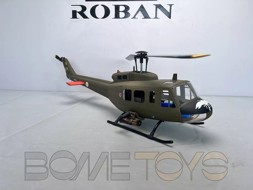 ROBAN 470 UH-1D RC Helicopter GPS X2 Flight Control System LED Lighting System PNP/RTF Version Helicopter