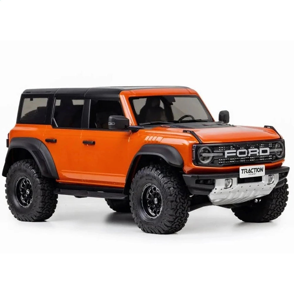 TRACTION HOBBY KM Ford Bronco Raptor 1/8 Brushless RC Crawler RTR with 4WD and Remote Locking Diffs