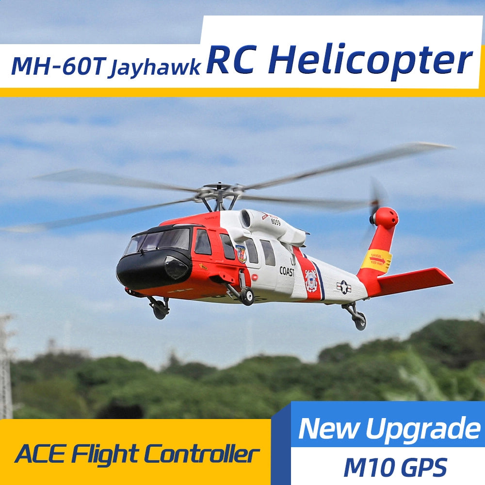 FLYWING MH-60T Jayhawk 470L Scale RC Helicopter GPS ACE Flight Controller RTF Helicopter