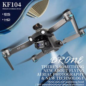 KF104 MAX 3-Axis Gimbal 8K Drone EIS Camera Intelligent Obstacle Avoidance 5G GPS Quadcopter with Screen Remote control