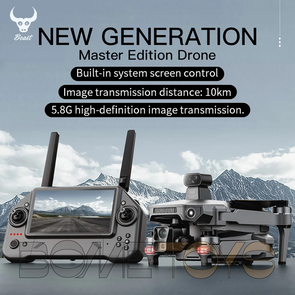 ZLL SG880 4K Drone Long Battery Life 10KM Obstacle Avoidance GPS 5G Quadcopter Touch Screen Remote Controller