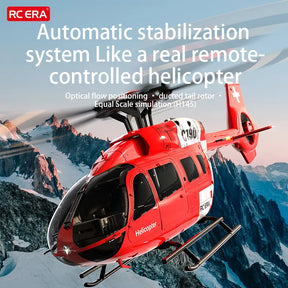 RC ERA C190 H145 RC Helicopter 1:28 6CH 6-Axis optical flow positioning Air pressure fixed altitude true ducted Helicopter