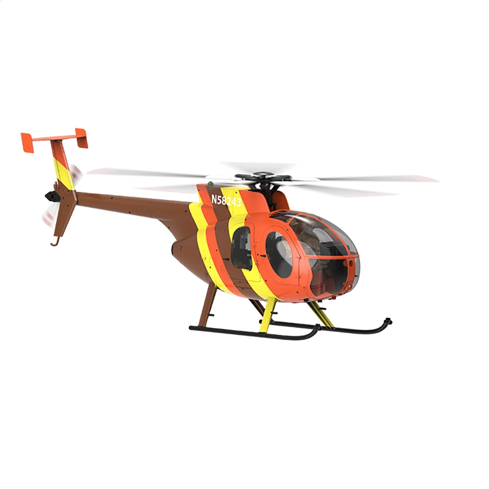 YUXIANG F118S MH-6 MD500 Little Bird 250-Class 1/16 Scale FPV 5-Blade Flybarless GPS RTF RC Military Helicopter