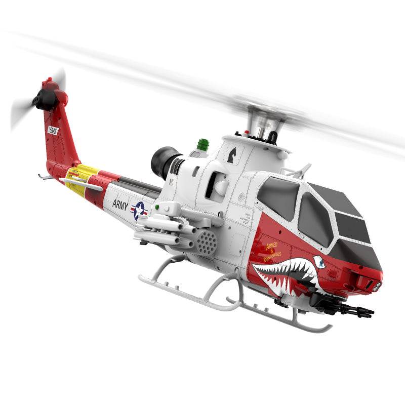 YUXIANG F112S AH-1 Cobra RC Helicopter 9CH GPS Optical Flow Localization TOF Altitude Hold Brushless Motor 1:32 Scale Helicopter