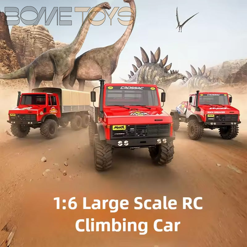 CROSSRC EMO XX Big Dinosaur Sword Dragon Thunder Dragon 1/6 RC Car 4x4 6x6 Climbing Crawler Rally Truck Off-Road Vehicle