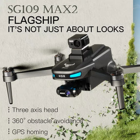 ZLL SG109 MAX2 4K Drone 245g GPS 5G WiFi HD Camera 3-Axis Gimbal 360° Obstacle Avoidance Brushless Foldable Quadcopter