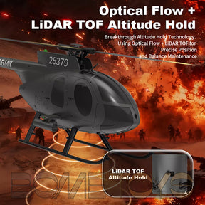 YUXIANG F119S MD-500 Bird RC Helicopter GPS Altitude Hold Optical Flow Positioning Radar Brushless 3D Stunt Helicopter