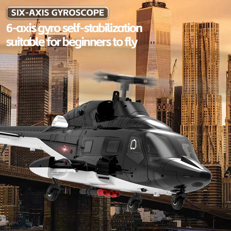 YUXIANG F02 Airwolf Helicopter Auto Stabilized 6CH 6-Axis Gyro Stabilization Optical Flow Positioning RC Helicopter