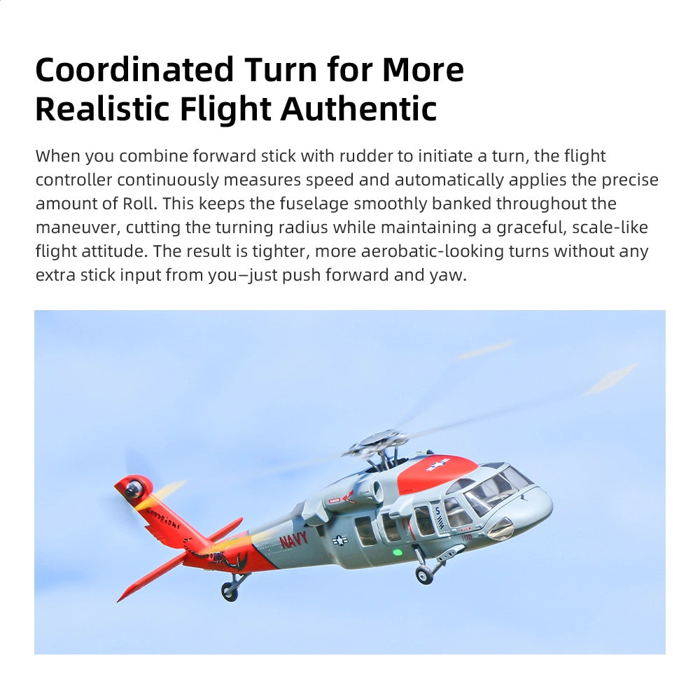 FLYWING MH-60R Jayhawk 470L Scale RC Helicopter GPS ACE Flight Controller RTF Helicopter