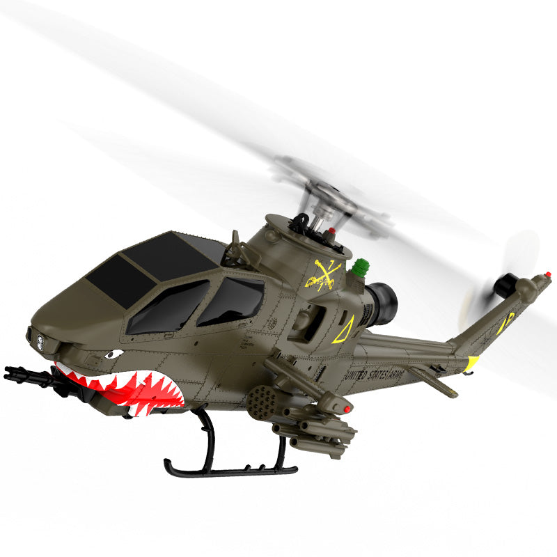 YUXIANG F112S AH-1 Cobra RC Helicopter 9CH GPS Optical Flow Localization TOF Altitude Hold Brushless Motor 1:32 Scale Helicopter