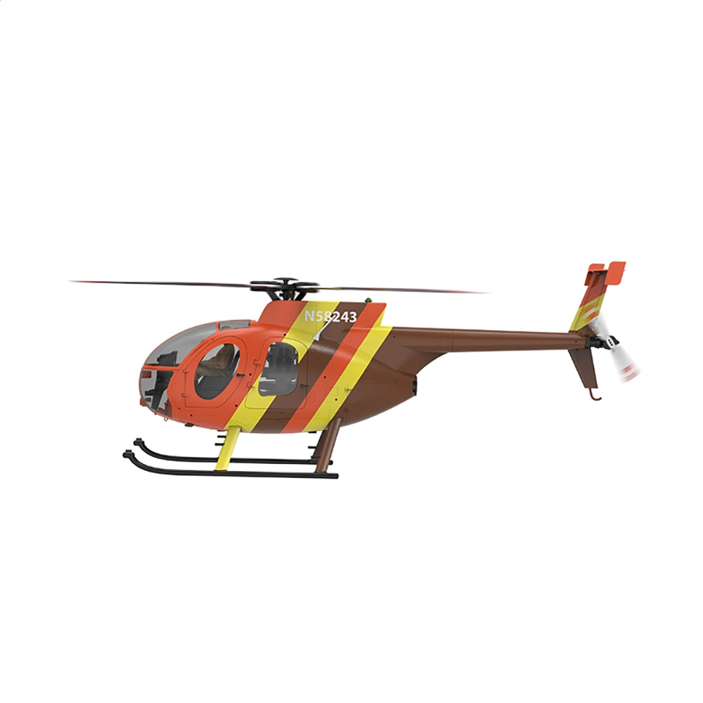 YUXIANG F118S MH-6 MD500 Little Bird 250-Class 1/16 Scale FPV 5-Blade Flybarless GPS RTF RC Military Helicopter