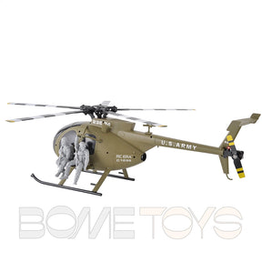RCERA C189S MD500 Bird RC Helicopter 1:28 Dual Brushless Optical Flow Positioning Pneumatic High Helicopter