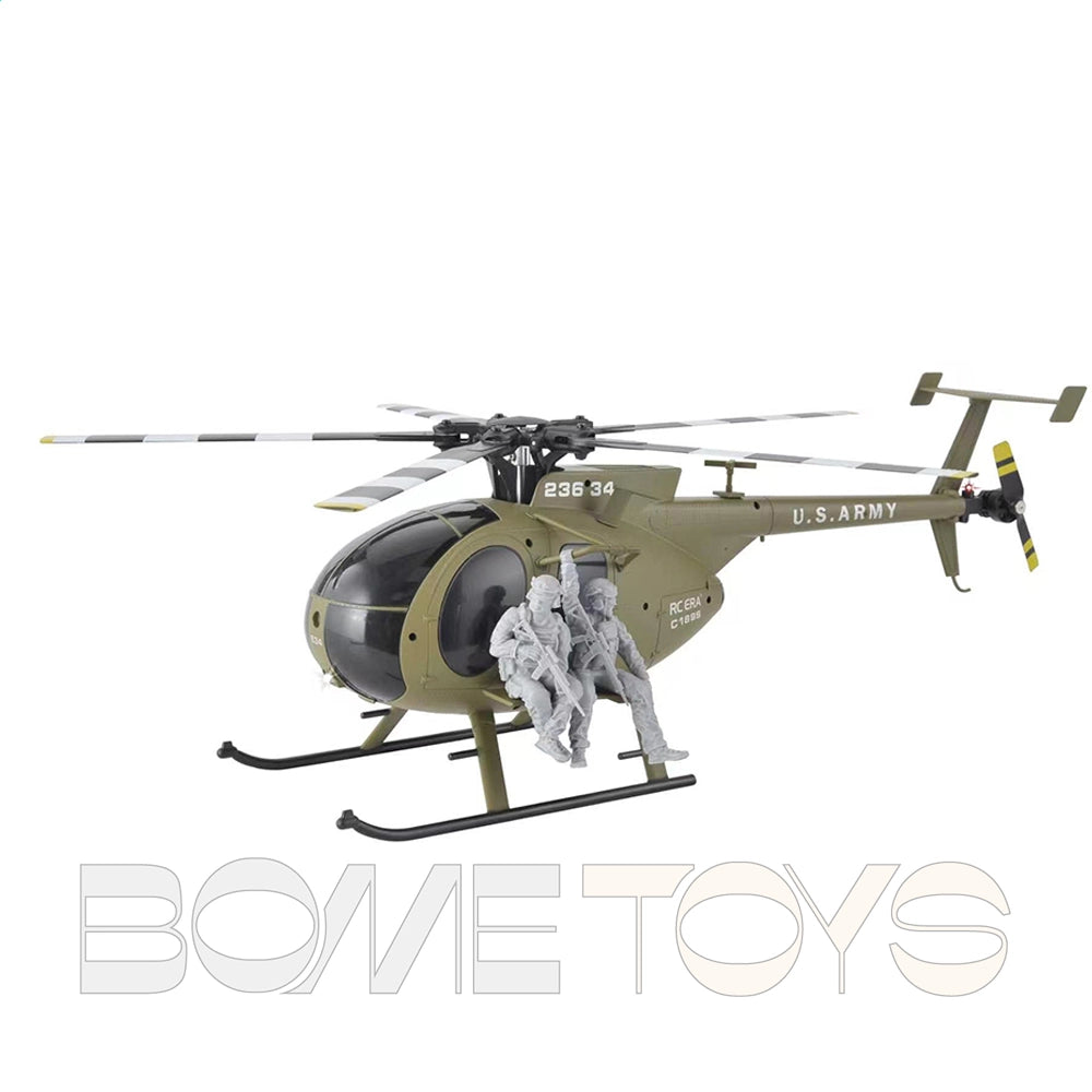 RCERA C189S MD500 Bird RC Helicopter 1:28 Dual Brushless Optical Flow Positioning Pneumatic High Helicopter