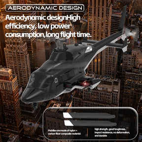 YUXIANG F02 Airwolf Helicopter Auto Stabilized 6CH 6-Axis Gyro Stabilization Optical Flow Positioning RC Helicopter