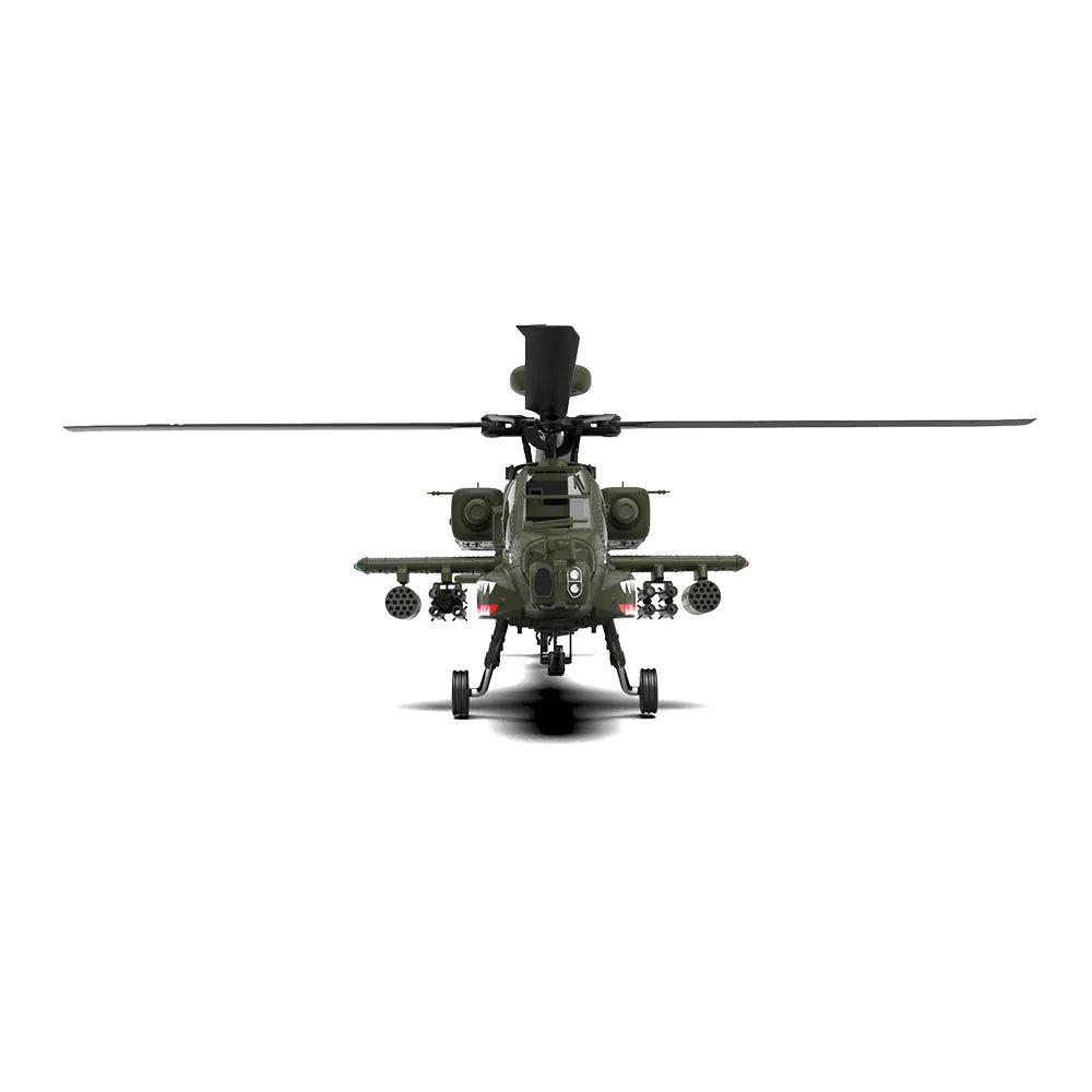 YUXIANG Apache Helicopter F11 AH 64D FUTABA S-FHSS Protocol 2.4G 6-Channel Brushless 3D Stunt 1:32 Scale Flybarless Simulation Helicopter