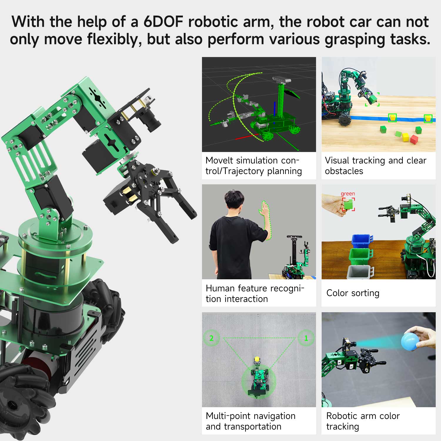 ROSMASTER X3 PLUS ROS STEM Education Python Programming Robot for Jetson NANO 4GB/Orin NX/Orin NANO/RaspberryPi 5B