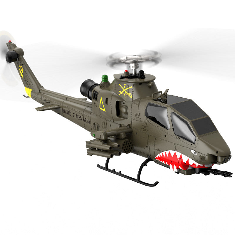 YUXIANG F112S AH-1 Cobra RC Helicopter 9CH GPS Optical Flow Localization TOF Altitude Hold Brushless Motor 1:32 Scale Helicopter