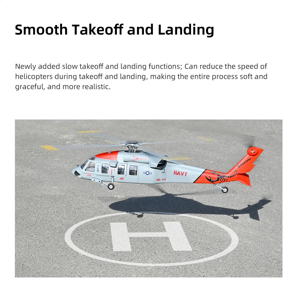 FLYWING MH-60R Jayhawk 470L Scale RC Helicopter GPS ACE Flight Controller RTF Helicopter