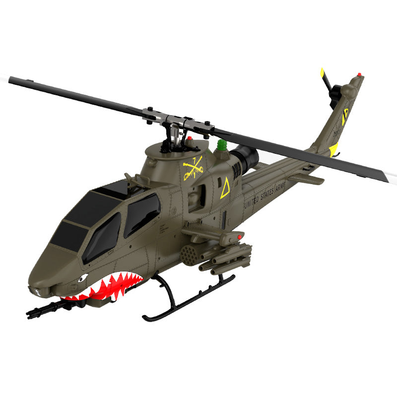 YUXIANG F112S AH-1 Cobra RC Helicopter 9CH GPS Optical Flow Localization TOF Altitude Hold Brushless Motor 1:32 Scale Helicopter