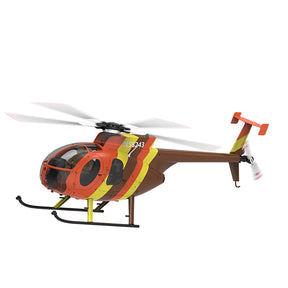 YUXIANG F118S MH-6 MD500 Little Bird 250-Class 1/16 Scale FPV 5-Blade Flybarless GPS RTF RC Military Helicopter
