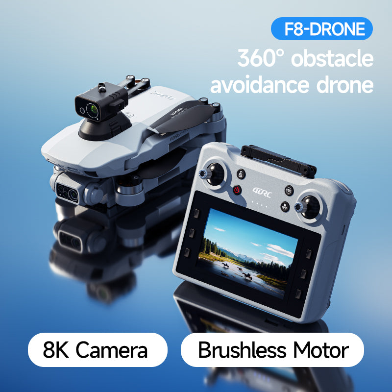 4DRC F8 MAX HD Camera GPS 5G WiFi Brushless Obstacle Avoidance Quadcopter with Screen Remote Control