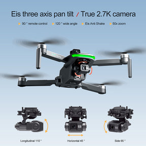 4K Drone S155 Pro 3-Axis Gimbal Obstacle Avoidance GPS 5G Relay WIFI Brushless Quadcopter