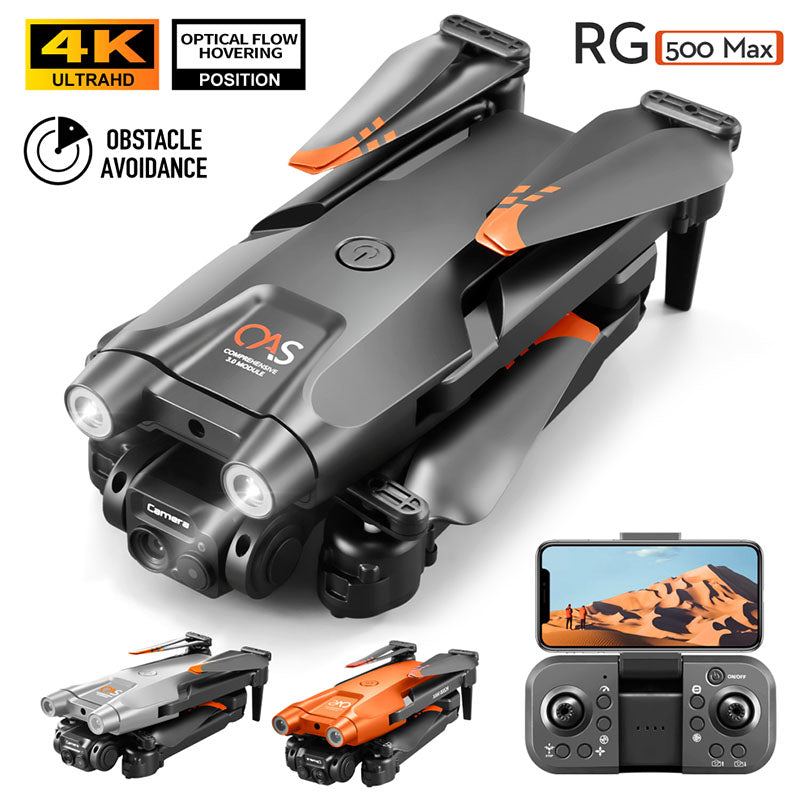 RG500 MAX RC Drone Brushless 4K Camera ESC WIFI FPV Three-Sided Obstacle Avoidance Folding Quadcopter