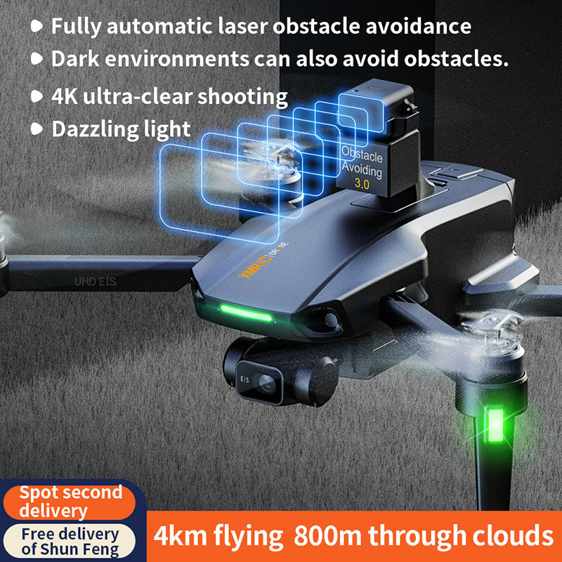 XMR/C M10 Ultra S+ 4K Drone 3-Axis EIS Gimbal 360° Obstacle Avoidance 5G WIFI GPS 4KM FPV Brushless Quadcopter